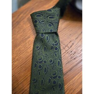 Vintage Stix Baer Fuller Countess Mara New York Green Necktie Men's 4" x 55"
